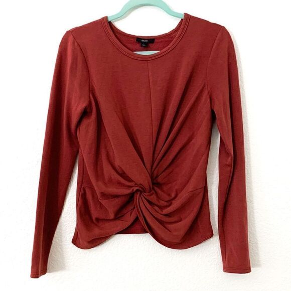 Drew Front Twist Long Sleeve Top - Picture 1 of 3